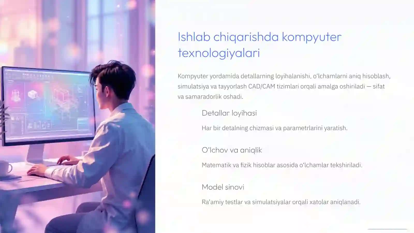 Kompyuter yordamida dizayn yaratish va ishlab chiqarish 4