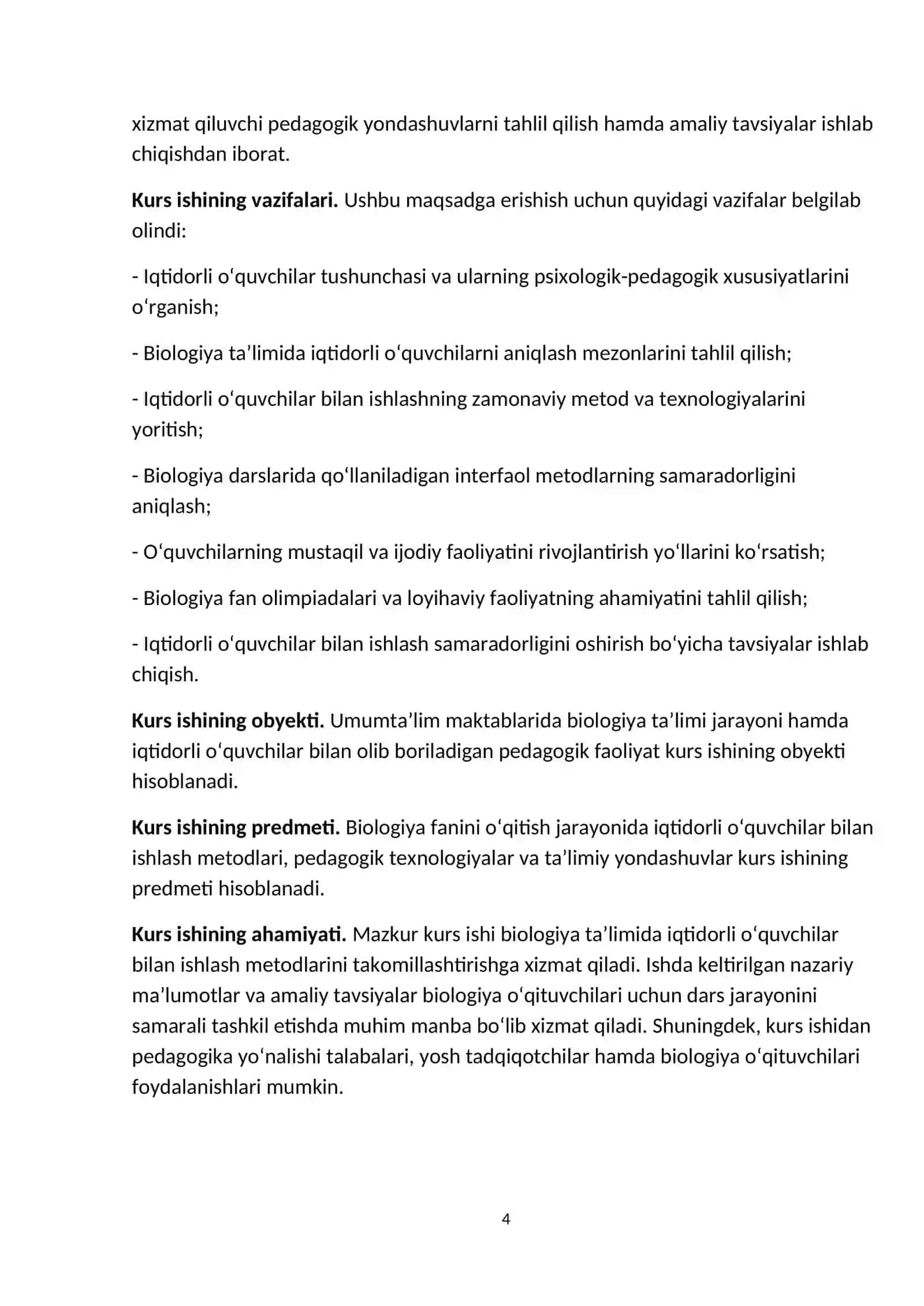 BIOLOGIYA TAʼLIMIDA IQTIDORLI OʻQUVCHILAR BILAN ISHLASH METODLARI 4