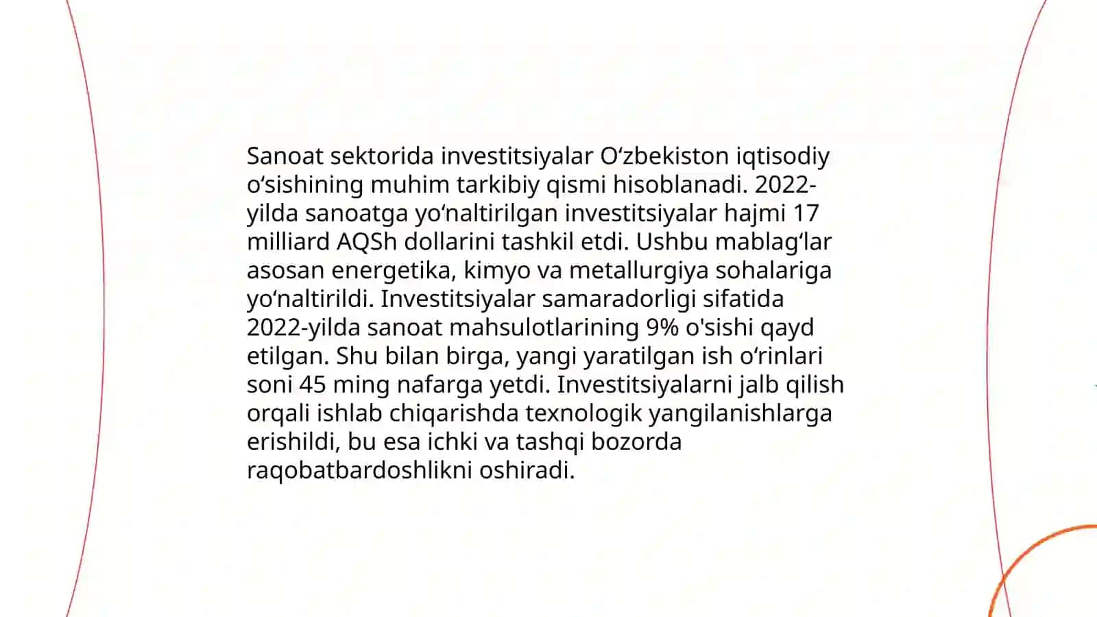 Mustaqillik yillarda qishloq xõjalikni va sanoat sohasidagi õzgarishlar 4