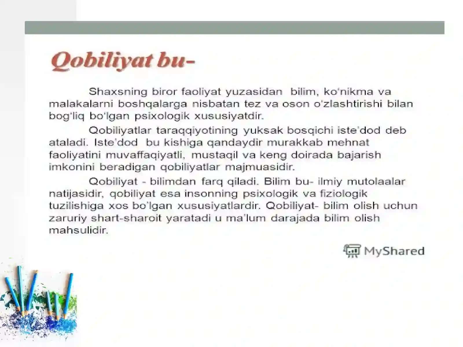 O’qituvchi kasbiy faoliyatidapedagogik qobiliyat vauning turlari 4