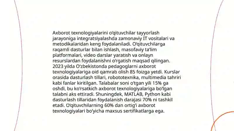 Bo'lajak o'qituvchilarda axborot madaniyatini shakllantirish 4