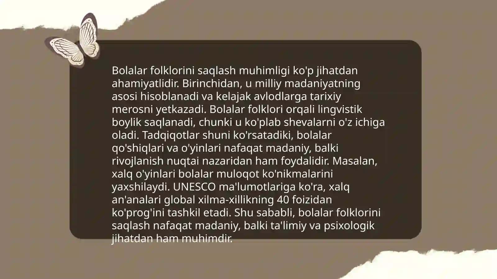 Bolalar Folklori Fanining Maqsad va Vazifalari 4