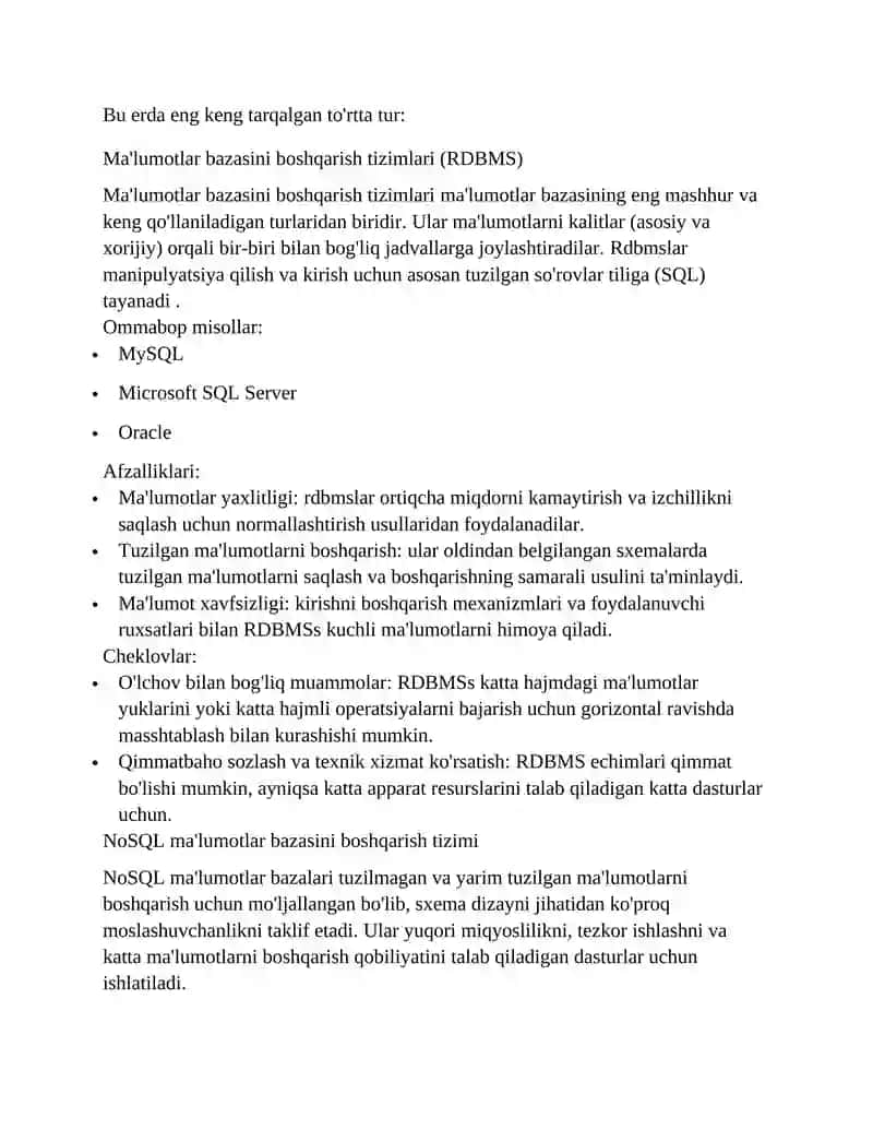 Databaso Management System (DBMS) 4