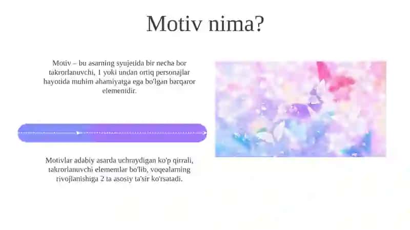 Motivlar va mavzular 4