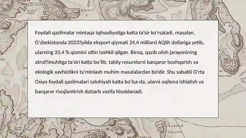 O'rta Osiyo foydali qazilmalari 4