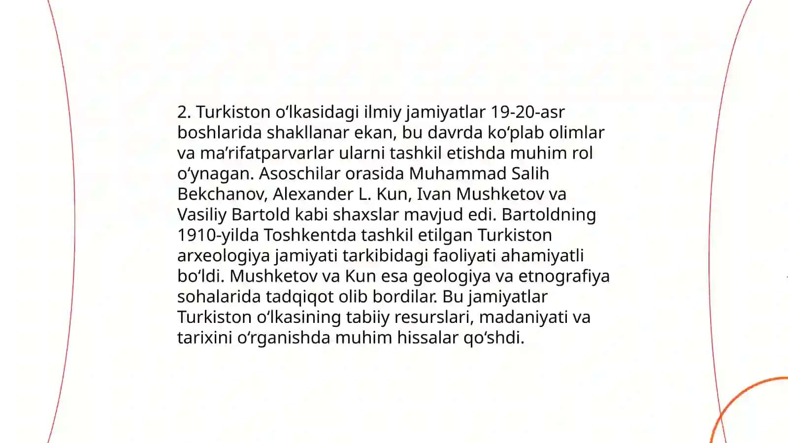 Turkiston õlkasida ilmiy jamiyatlarning tashkil etishi 4