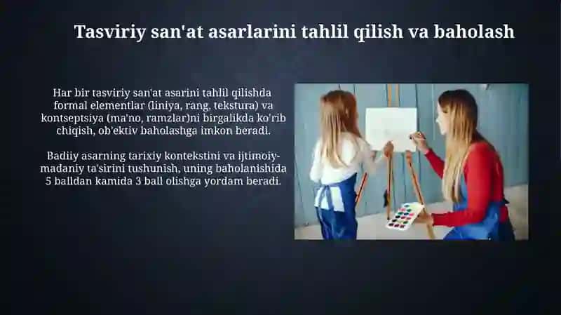 Tarbiyachining tasviriy faolyatga o'rgatish mashg'ulotlaridagi pedagogik va kasbiy maxorati 4