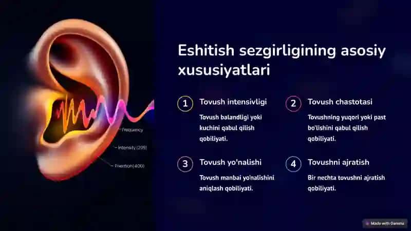 Eshitish sitologik mexanizmlari gistologiyasi 4