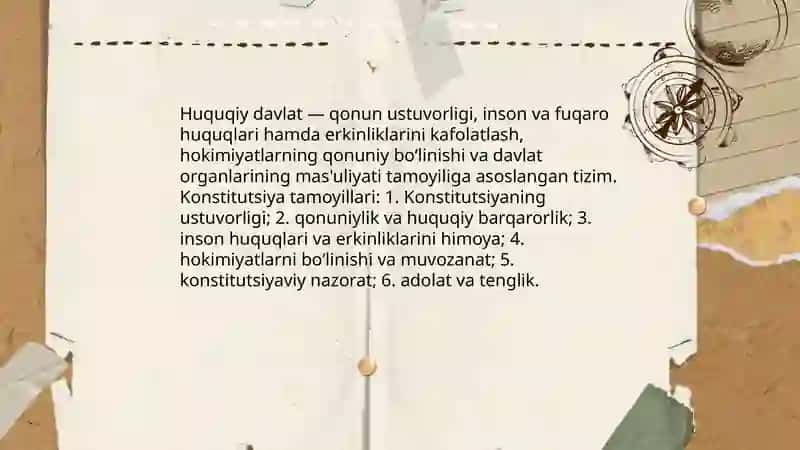 Konstitutsiya huquqiy davlat va baxtiyor jamiyat 4