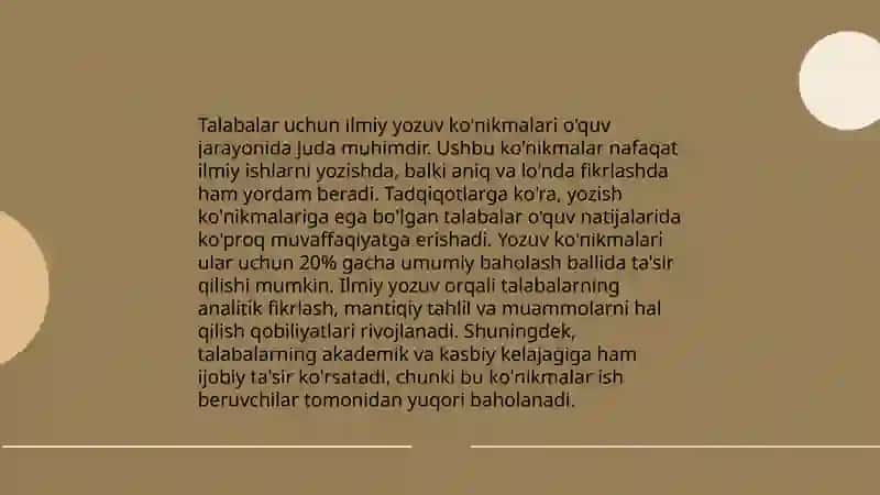 Akademik yozuvning jamiyat hayotidagi ahamiyati 4