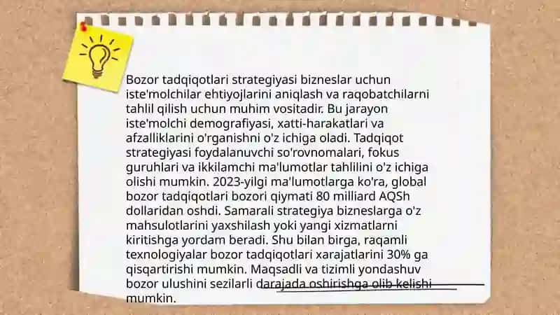 Raqobatchilarni tahlil qilish 4