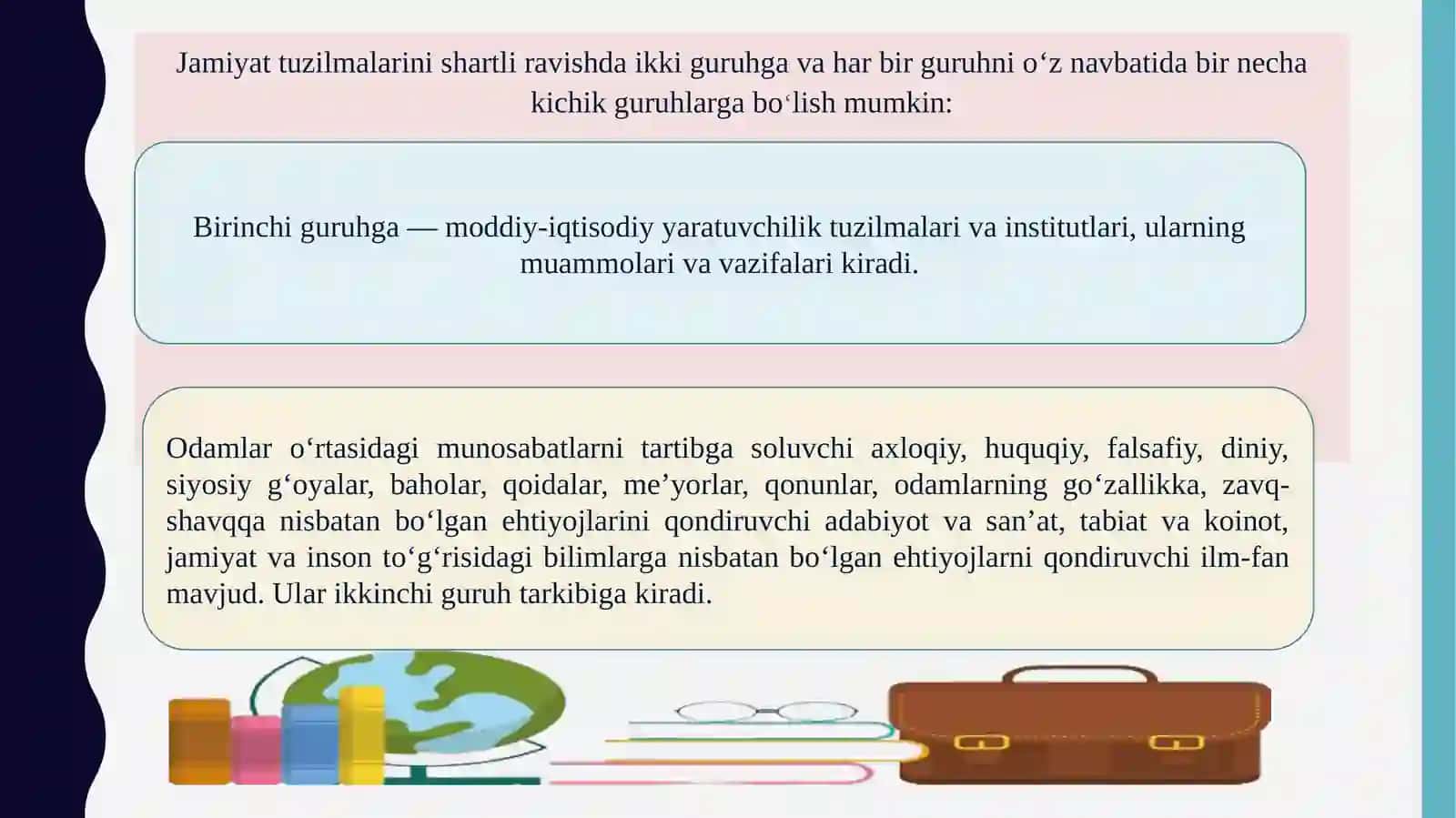 "Ma’naviyatshunoslik" fanining obyekti, predmeti va ma’naviyatning jamiyat hayotidagi o‘rni 4