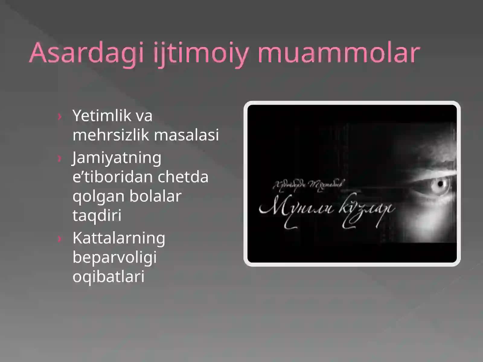 Mungli Ko‘zlar 4