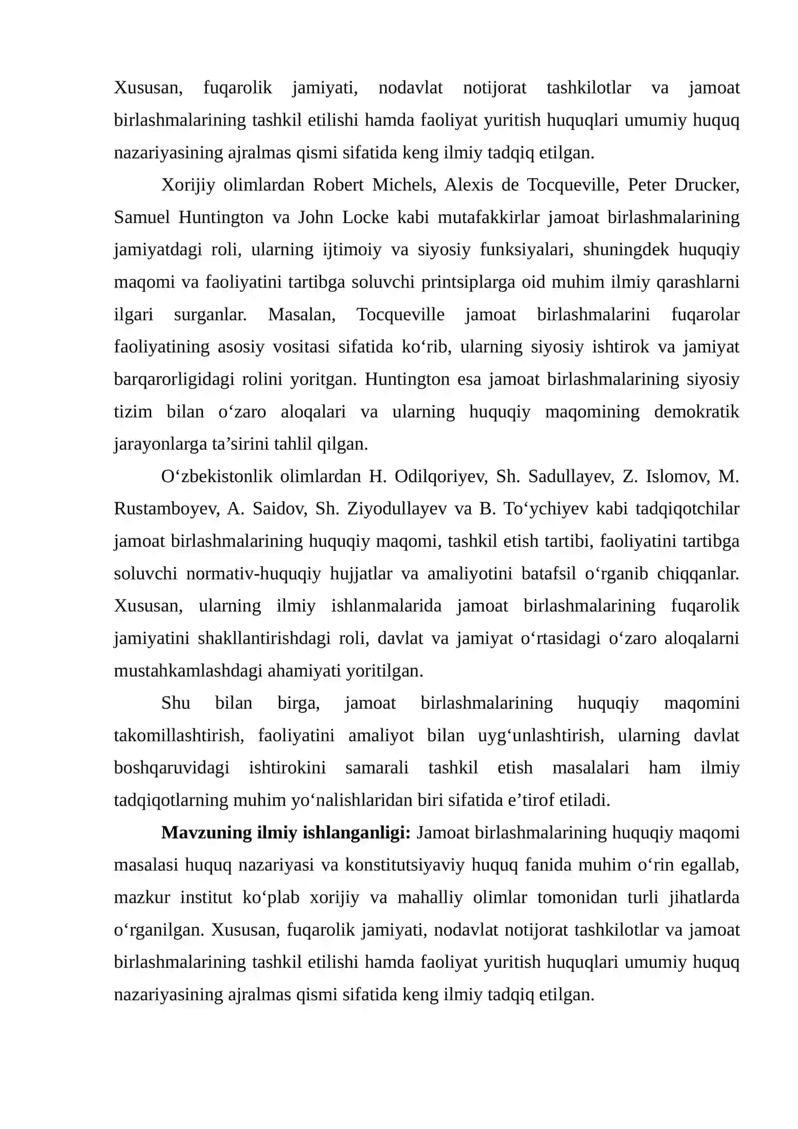 JAMOAT BIRLASHMALARI TUSHINCHASI VA TASHKIL ETISHNING HUQUQIY ASOSLARI 4