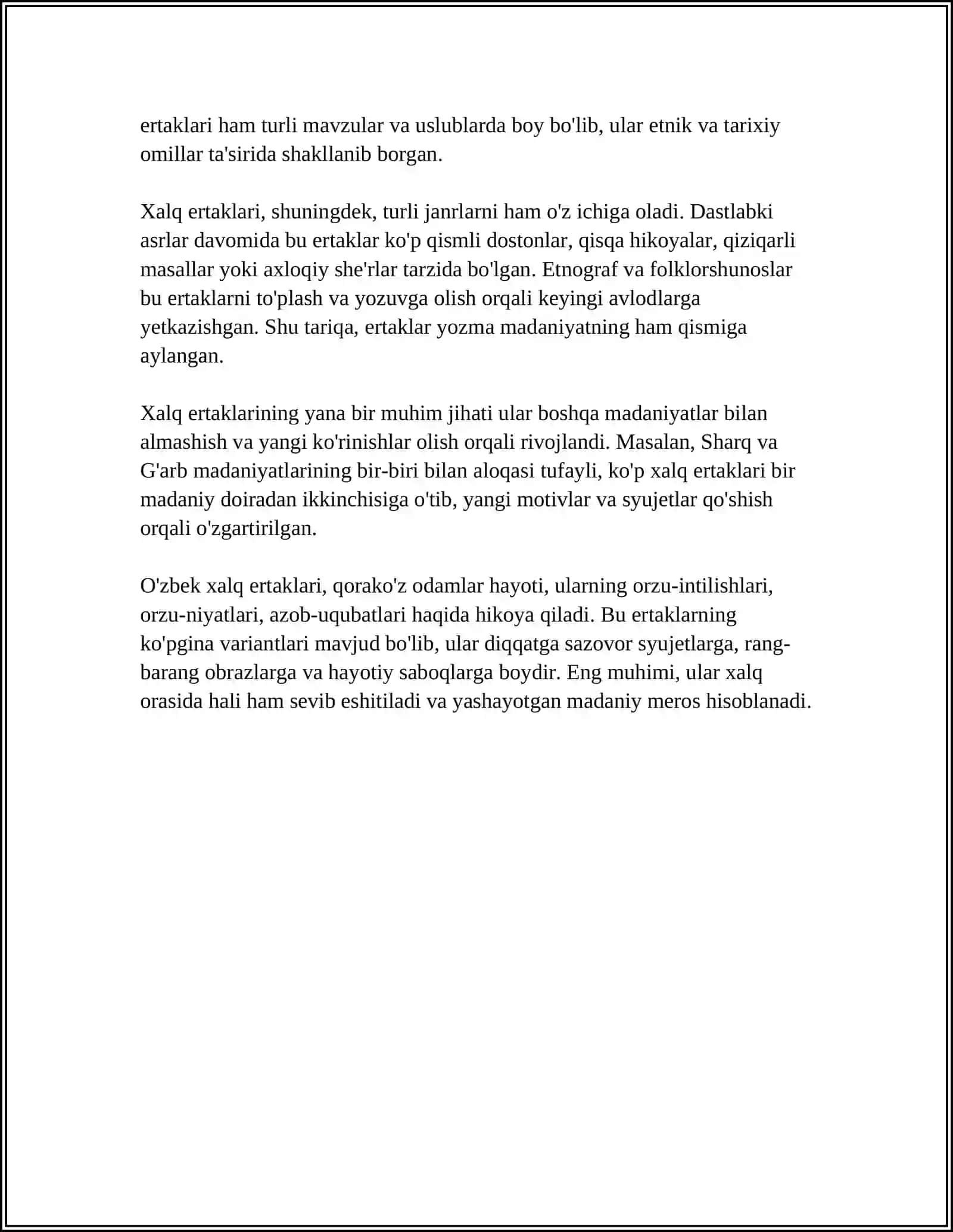 XALQ ERTAKLARINING JANR XUSUSIYATLARI 4