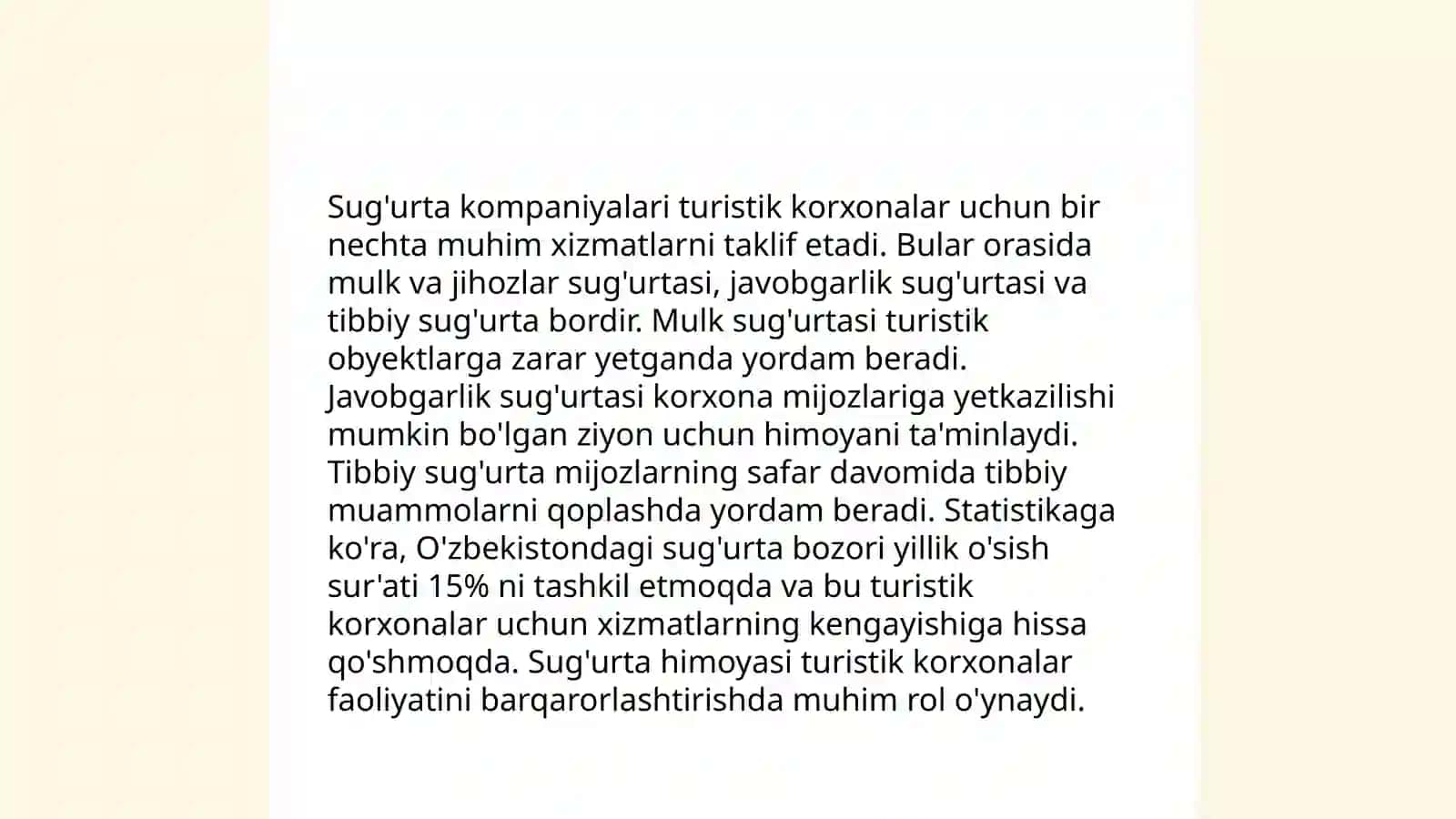 turistik sayyohlik korxonalarni sugurtalashni tashkil etish 4