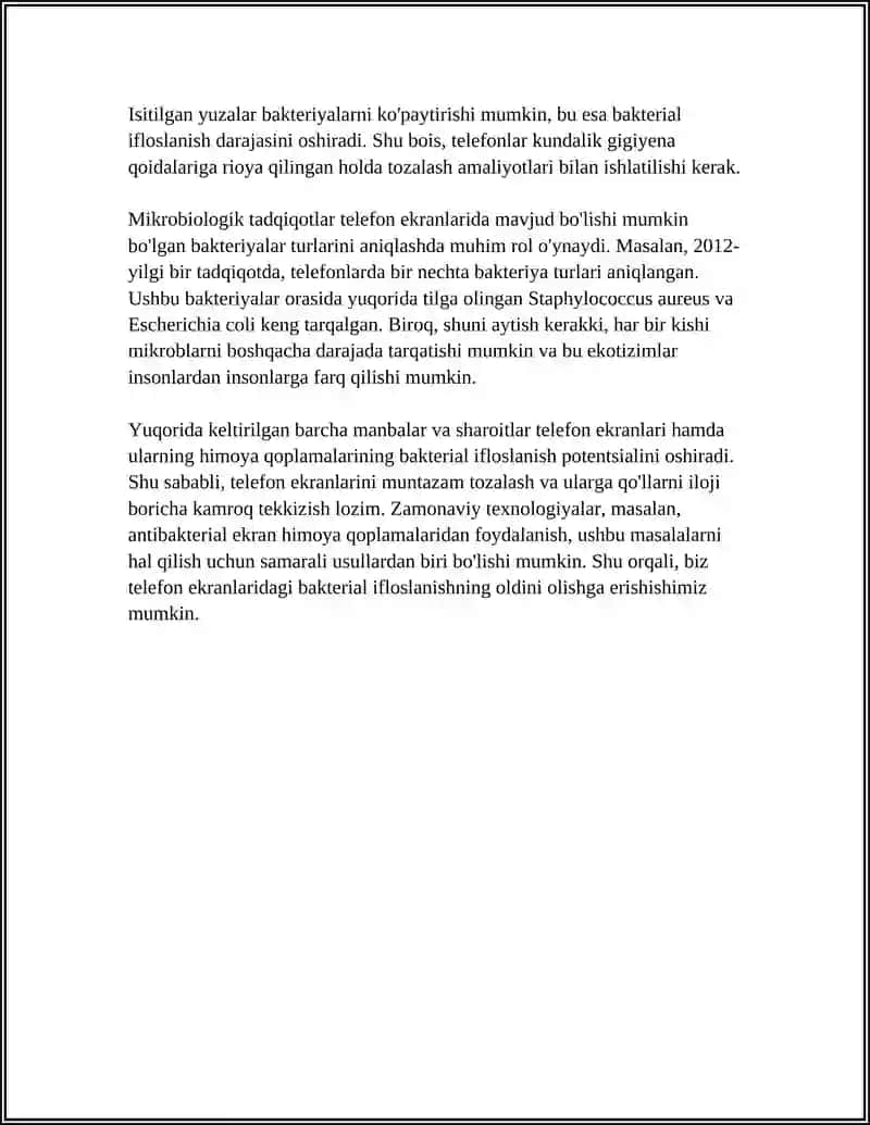 TELEFON VA KOMPYUTERLARNING BACTERIAL KONTAMINATSIYASI 4
