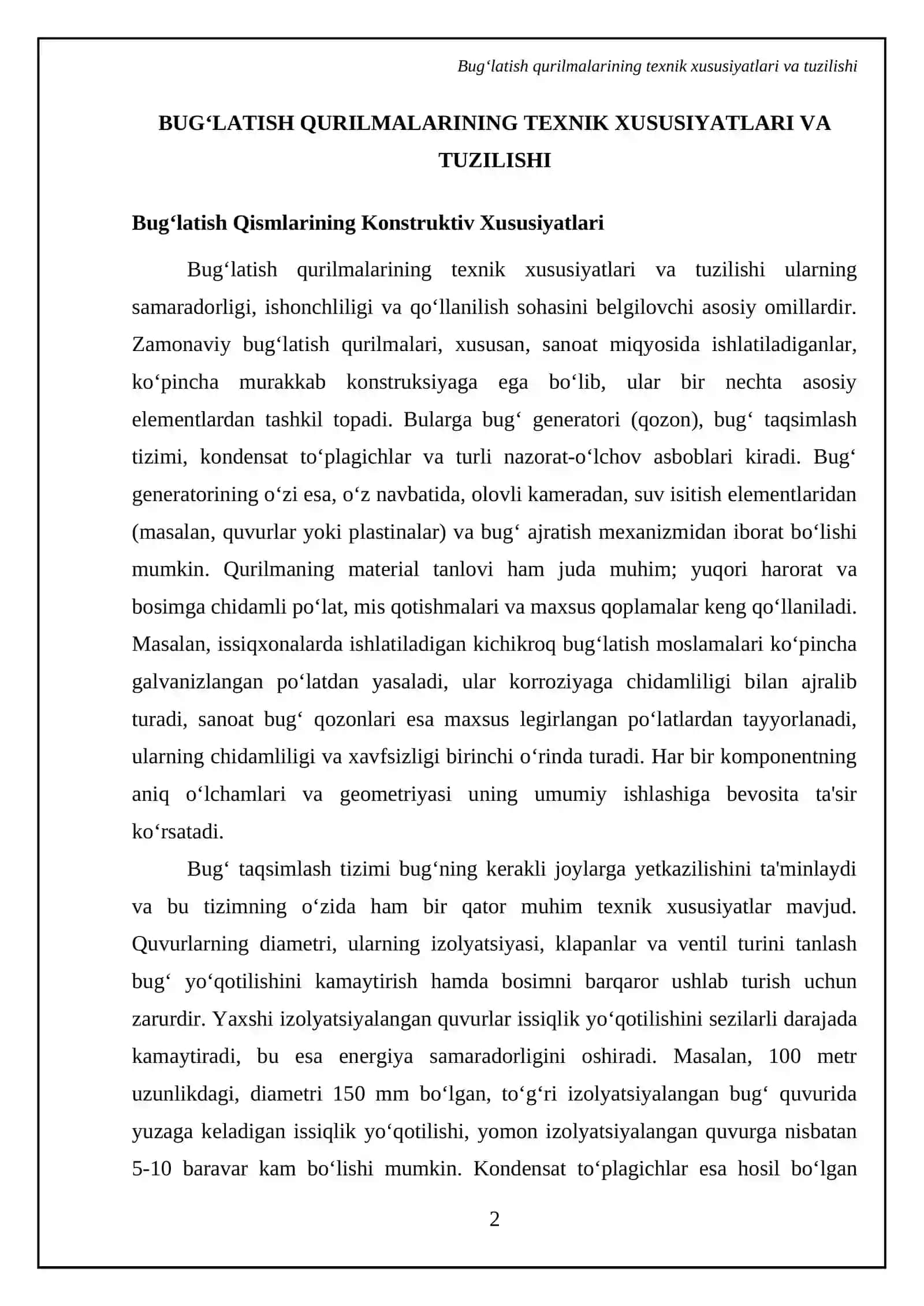 Bug‘latish qurilmalari va ularning bosimda ishlashi 4