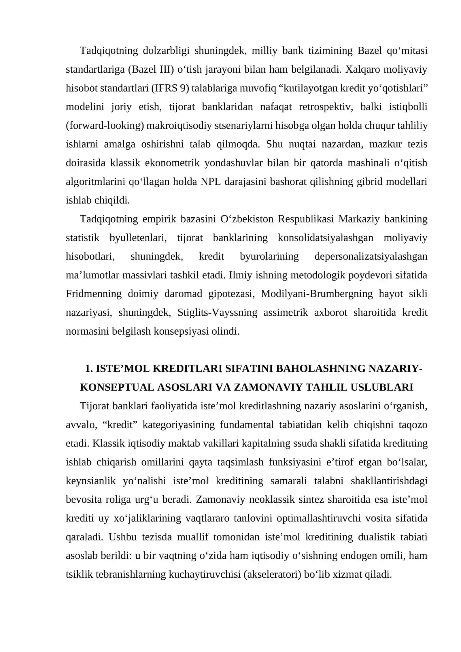 Methologies and Institutions for Managing Risks in Commercial Bank Usage Loans 4