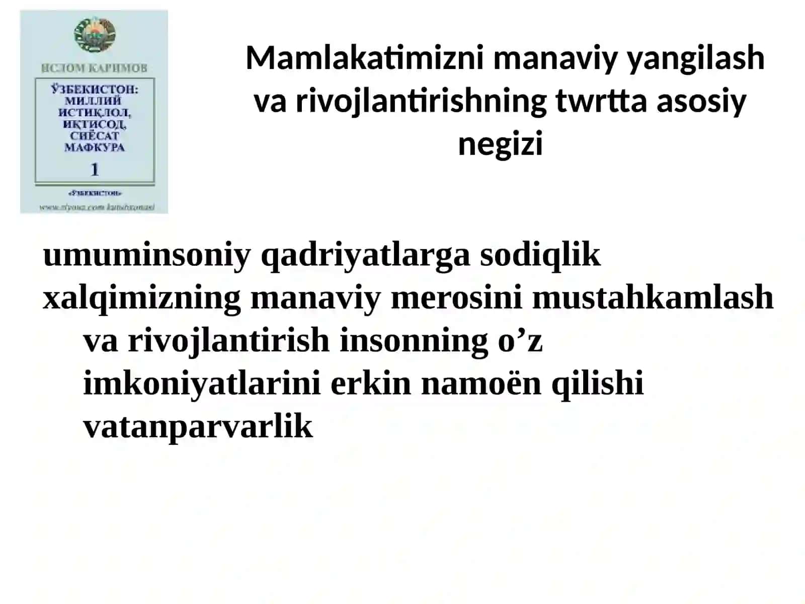 O’zbekiston Repspublikasida  ijtimoiy o’zgarishlar 4
