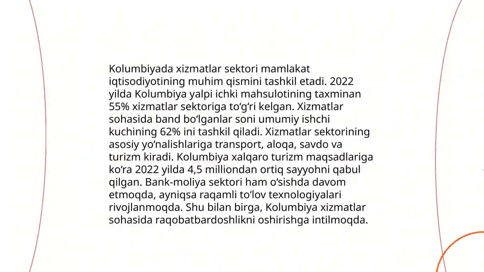 Kolumbiya Iqtisodiyoti yalpi ichki mahsuloti 4