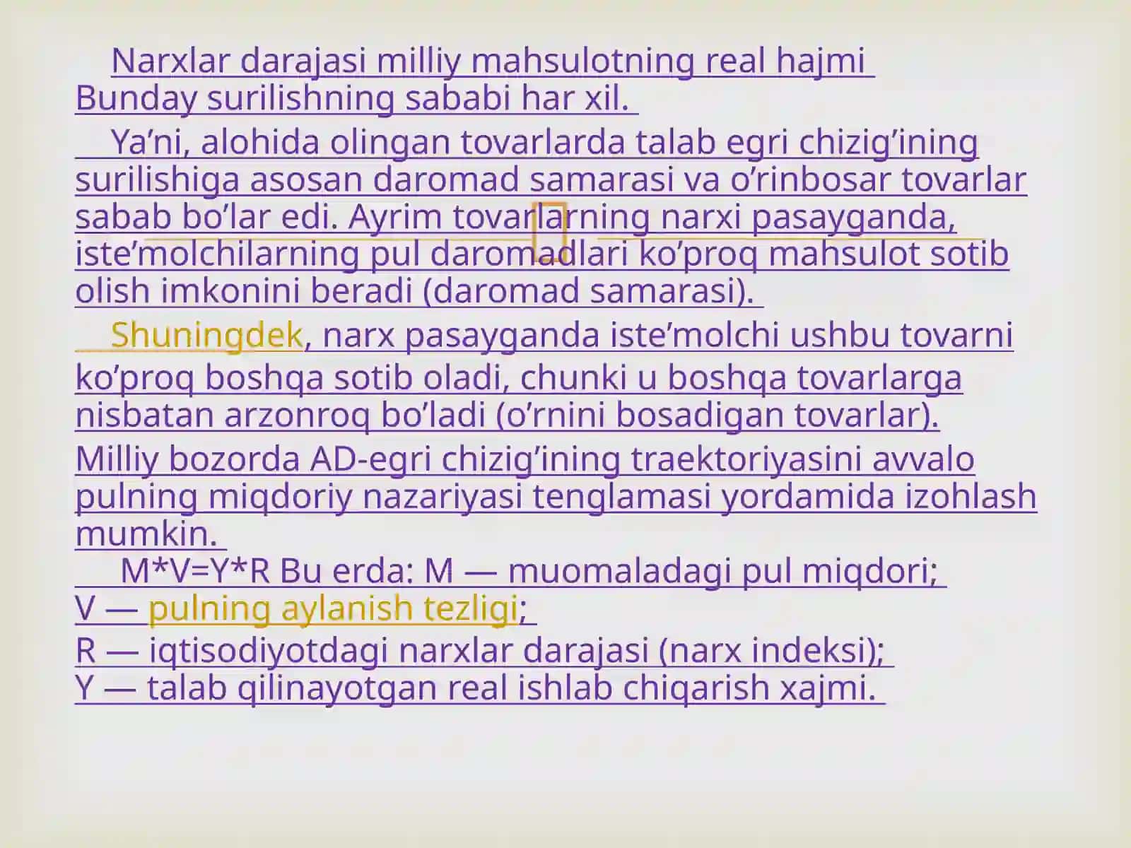 Yalpi talab va unga ta’sir etuvchi omillar 4