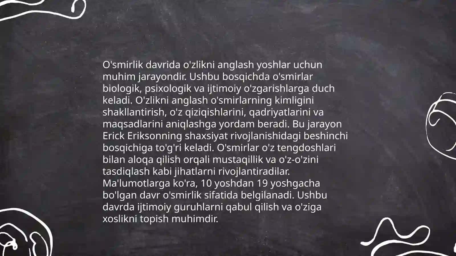 O'smirlik davrining psixik xususiyatlari 4