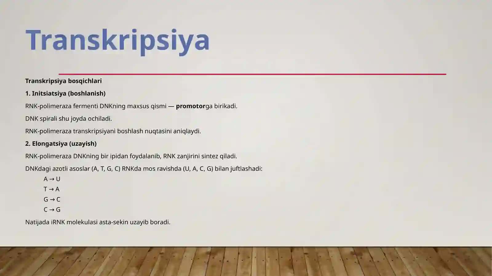Oqsil biosintezi 4