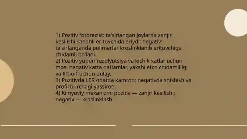 Fotorezistlar 4