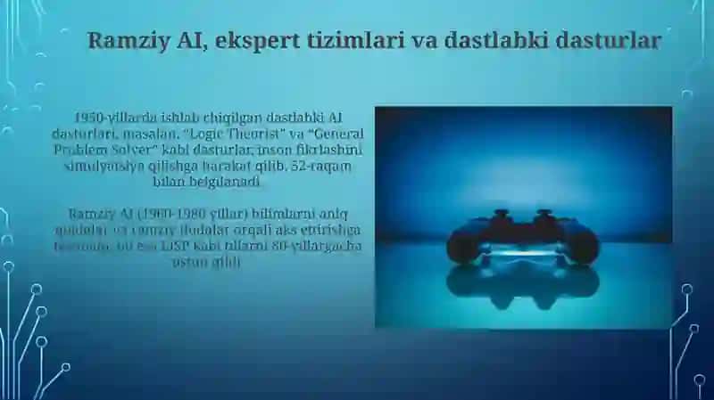 Suniy inteliktni rivojlanish tarixi 4