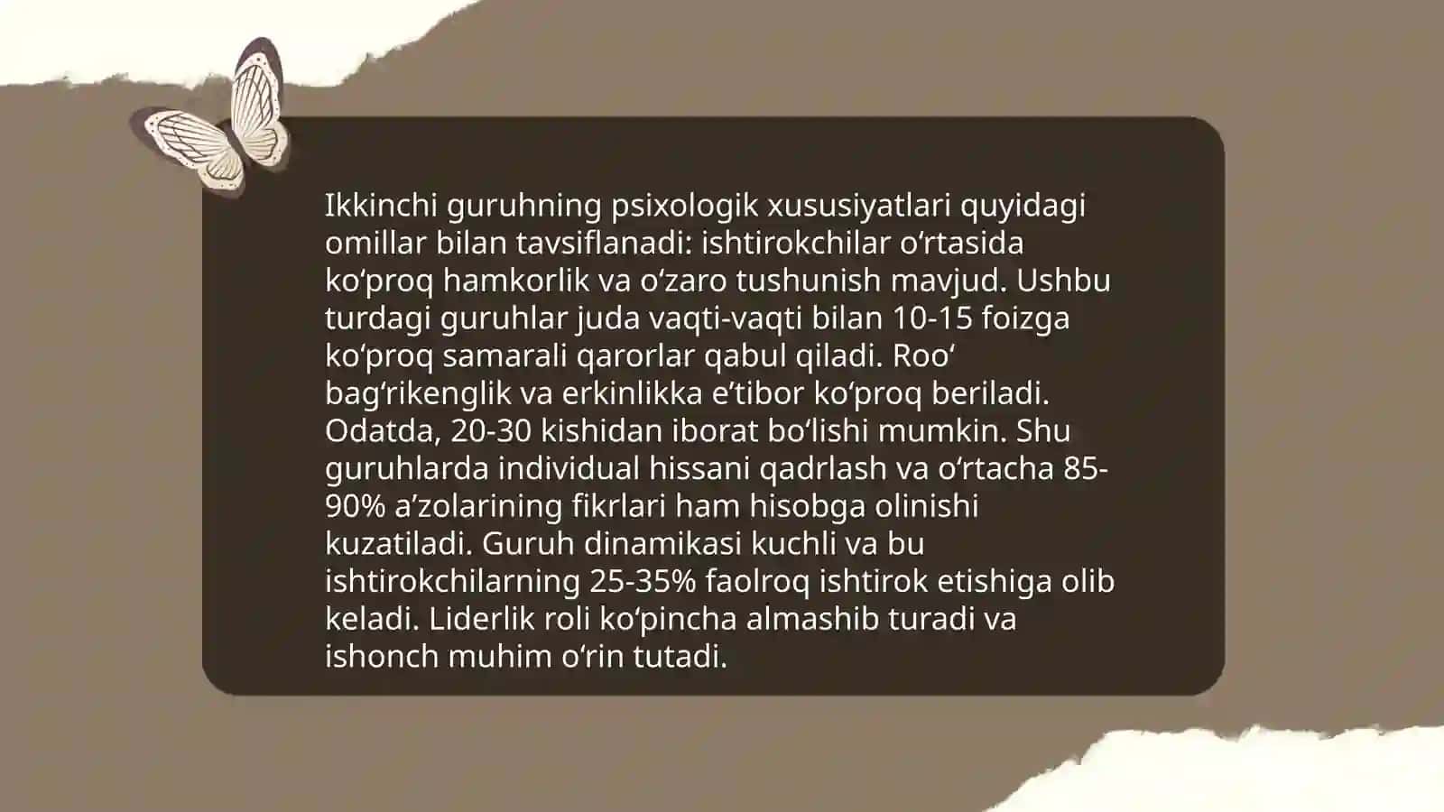 Kichik guruh va jamoa psihalogiyasi 4