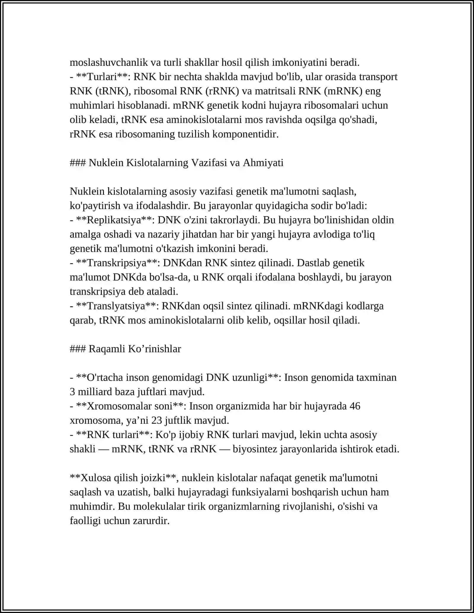 NUKLEIN KISLOTALAR 4