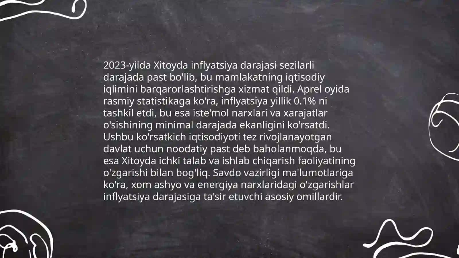 Xitoy- valyuta siyosati, inflatsiya darajasi, tolov balansi 4
