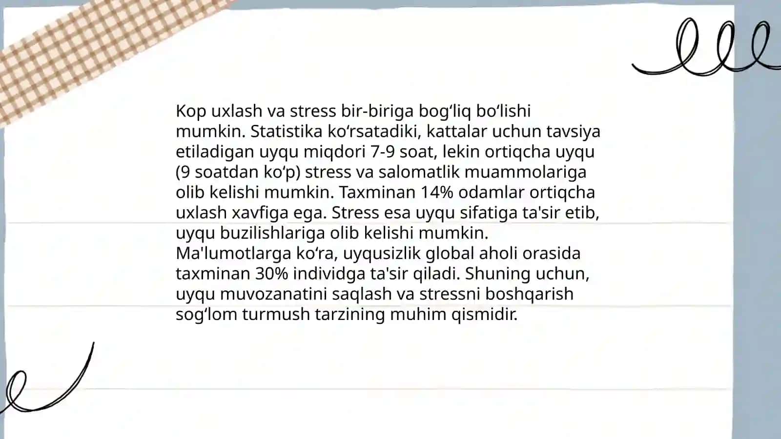Kop uxlash 4