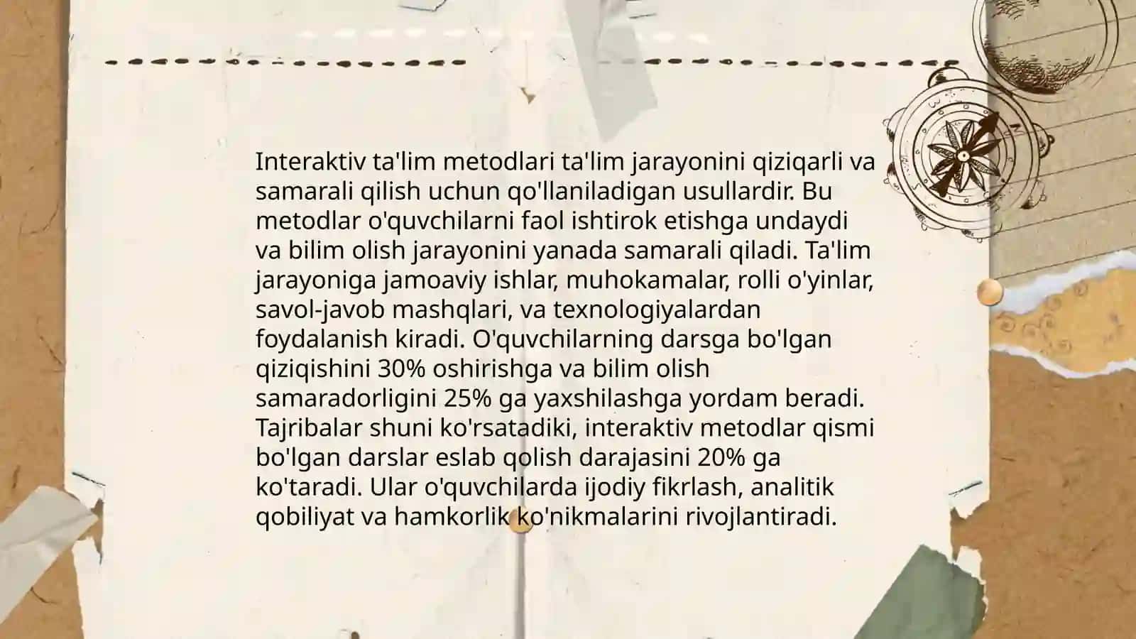 An'anaviy ta'lim usullari 4