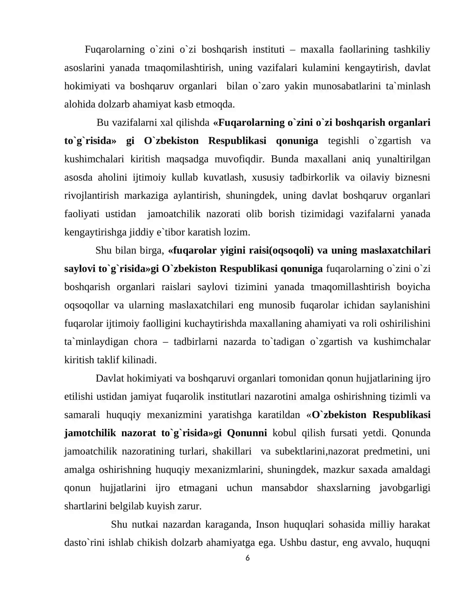 O`ZBEKISTONDA FUQAROLIK JAMIYATI INSTITUTLARINI 4