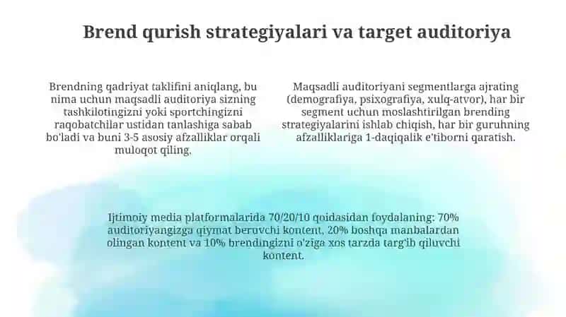 Sport tashkilotlari va sportchilar brendingi 4