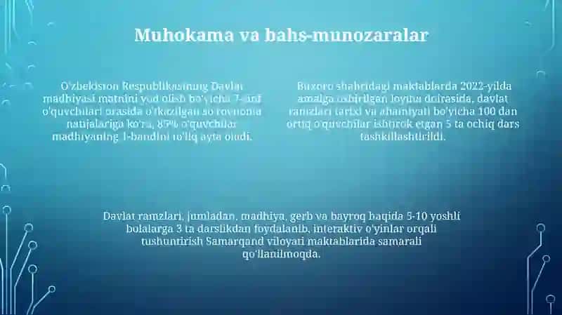 Davlat Ramzlari: Madhiya, Gerb va Bayroq 4
