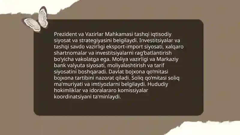 O'zbekistonda tashqi iqtisodiy faoliyatini tartibga solish 4
