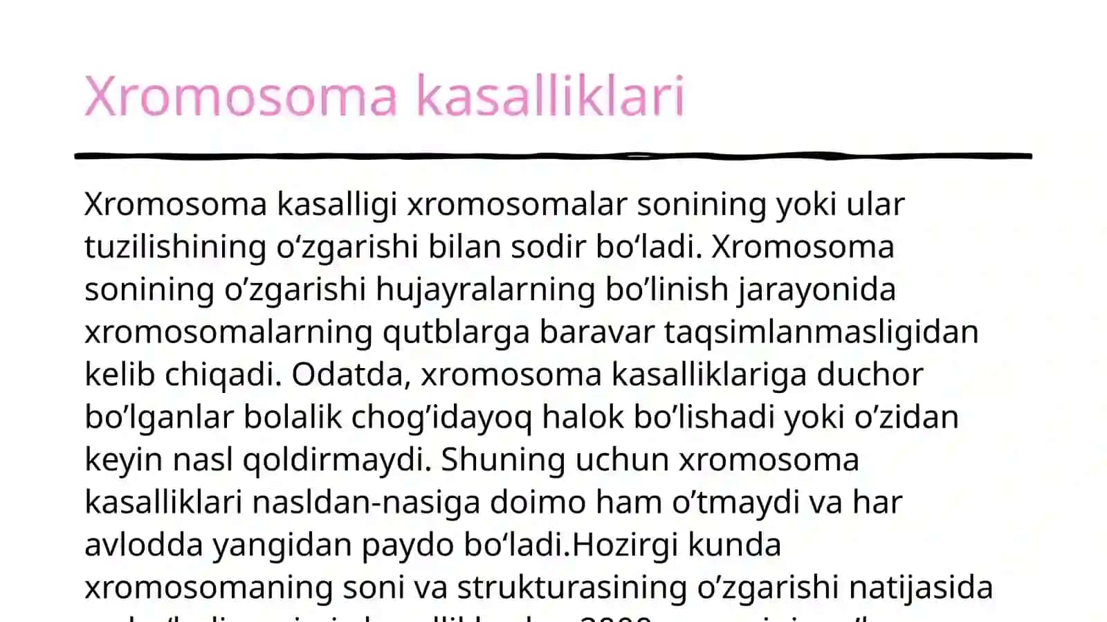 Irsiy kasalliklar 4