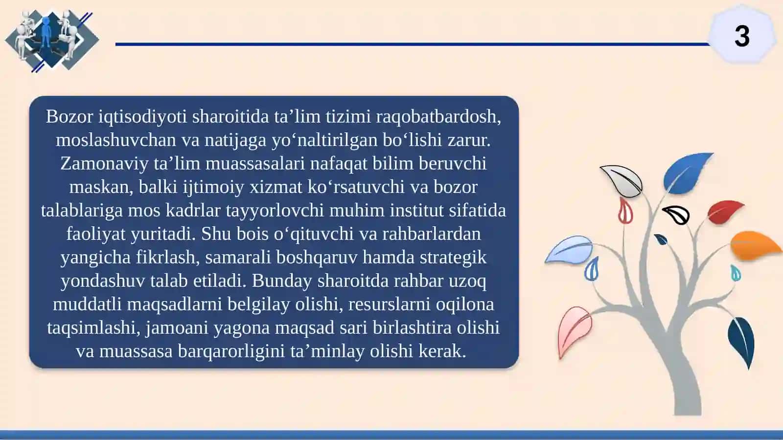 O‘QITUVCHI VA RAHBARLARDA BOZOR IQTISODIYOTI SHAROITIDA BOSHQARUV MAHORATINI SHAKLLANTIRISH 4