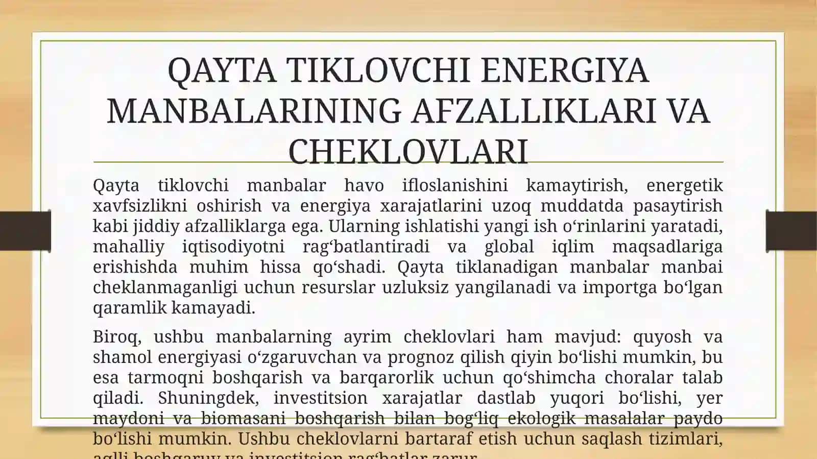 Qayta tiklovchi energiya manbalari va invertorlar 4