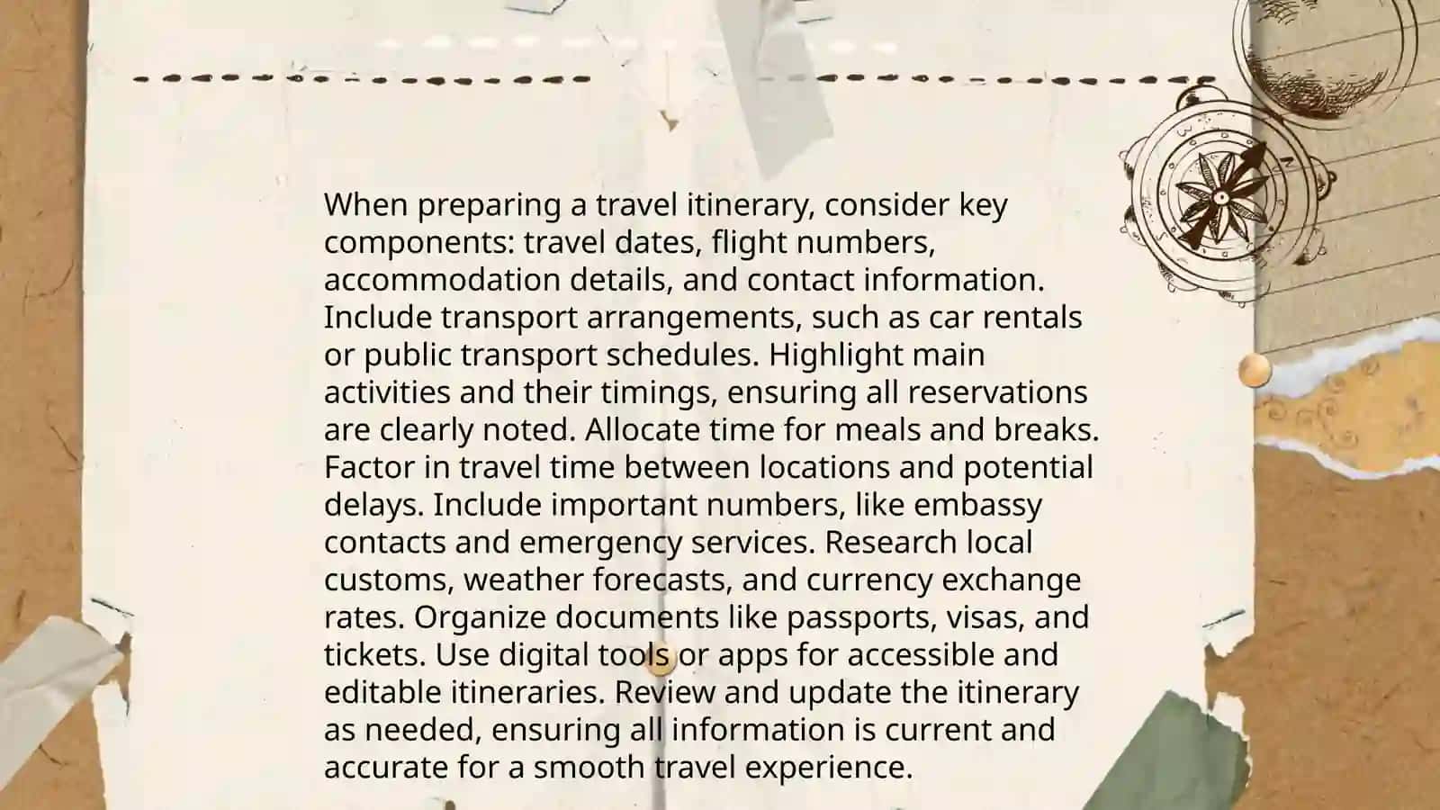 Business trip planning 4