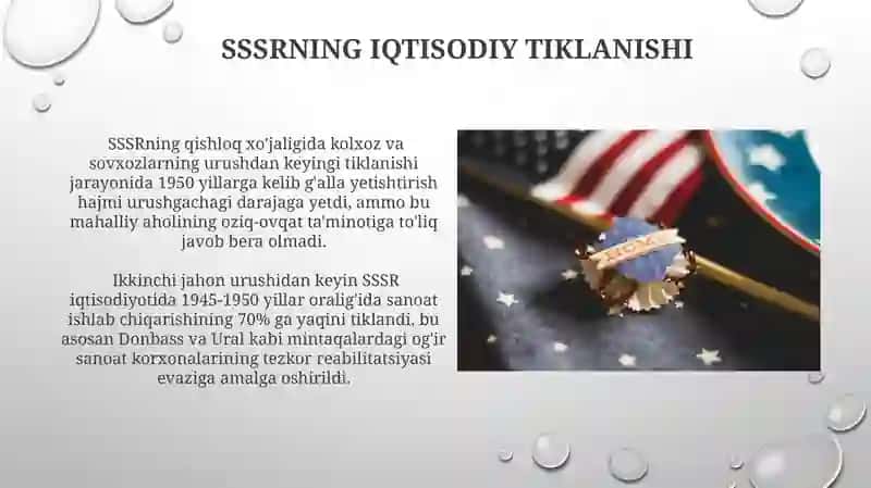 2-jahon urushidan so'ng SSSR va AQSH 4