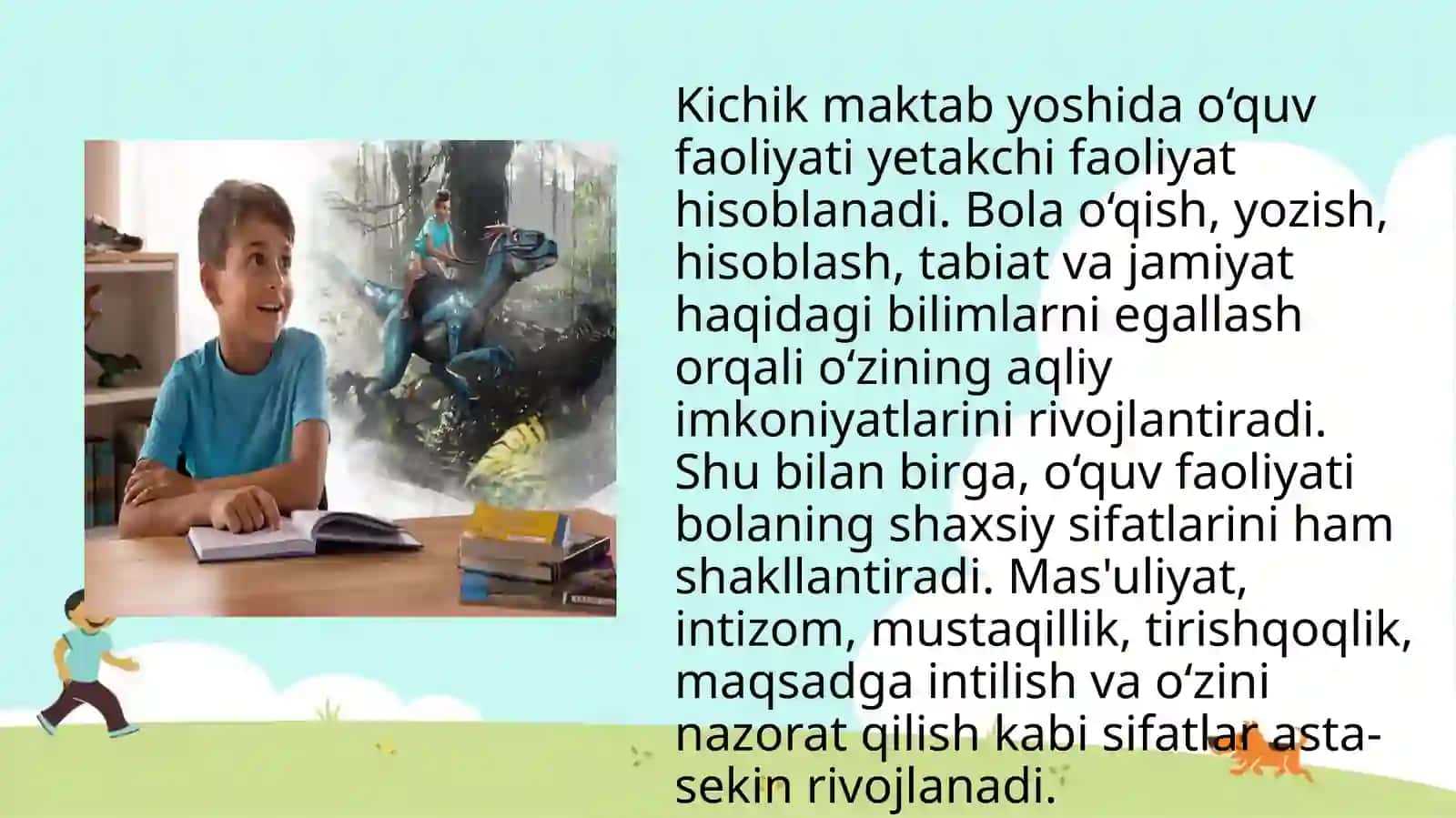 Kichik maktab yoshida bola shaxsining rivojlanish xususiyatlari 4