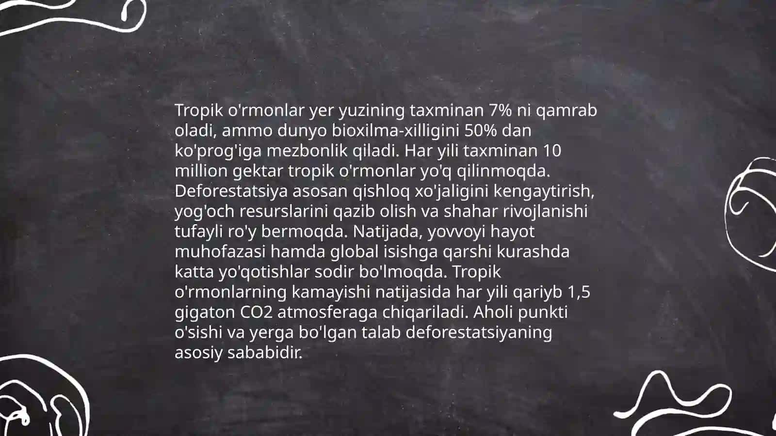 Tabiiy geografik zonalardagi tabiiy o'zgarishlar va farqli holatlar 4
