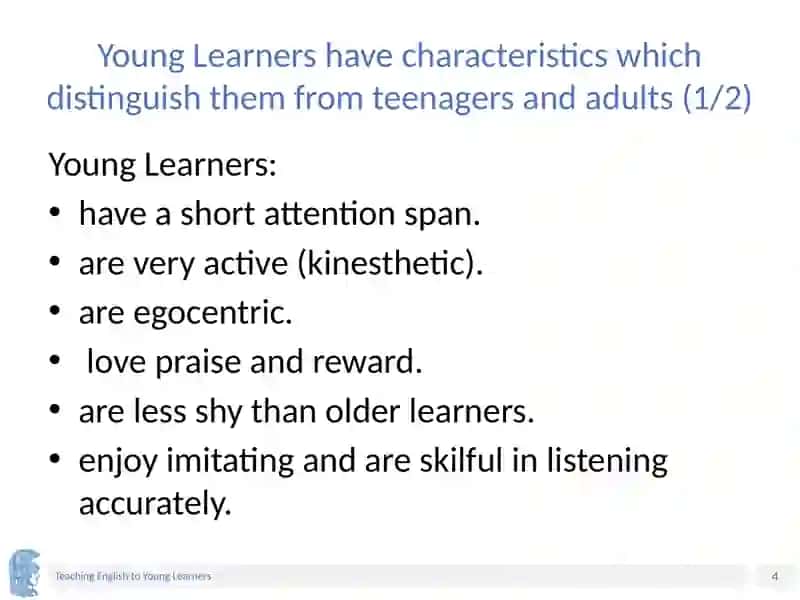 Teaching English to primary school 4