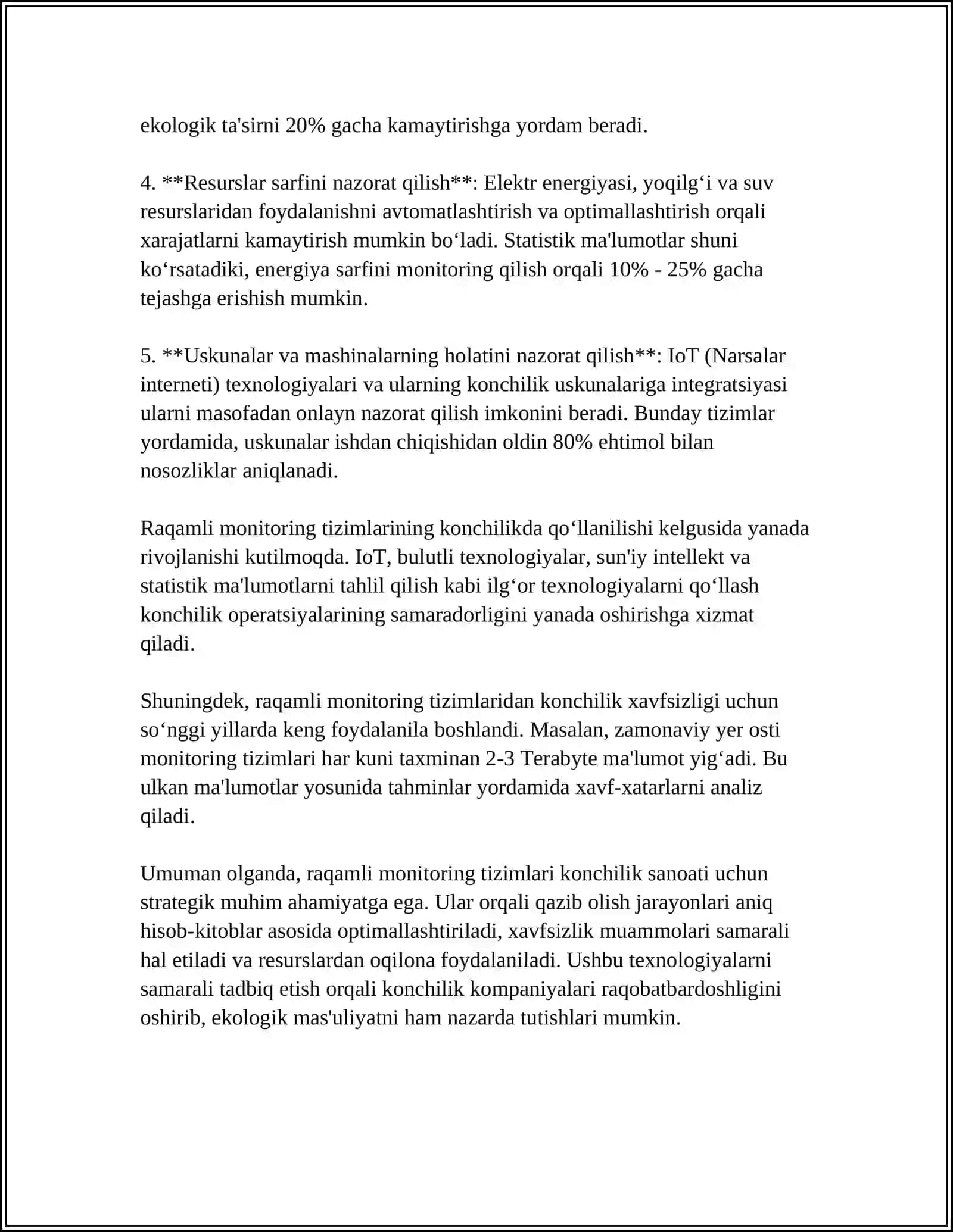 Raqamli monitoring tizimlari va ularning konchilikda qoʻllanilishi 4