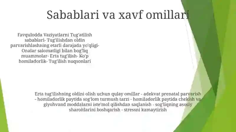 Favqulodda Vaziyatlarni Tugatilish Omillari 4