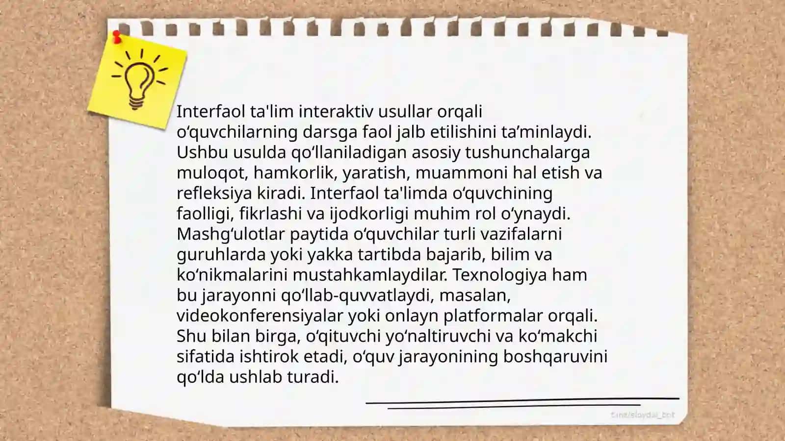 Interfaol ta'limning rivojlanish tarixi 4